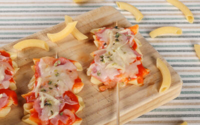 Penne rigate a l’estil pizza